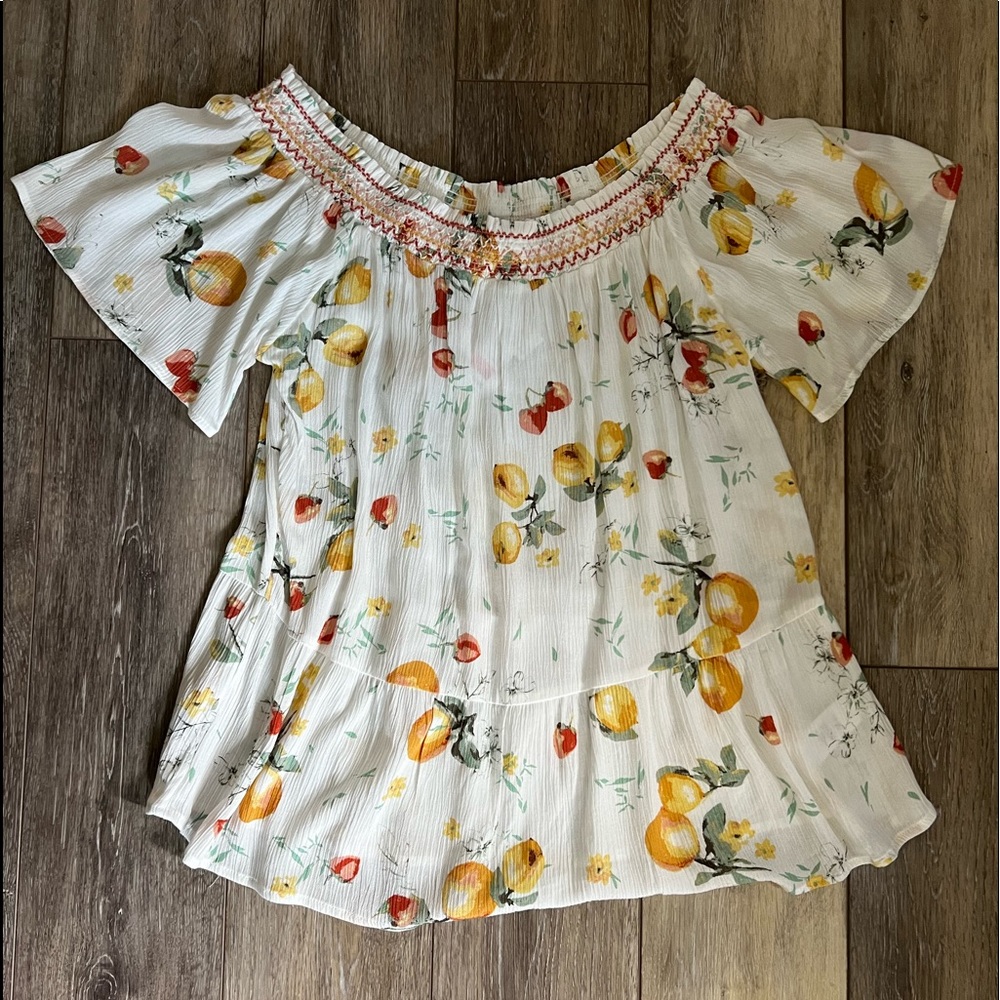 Cute off the shoulder shirt